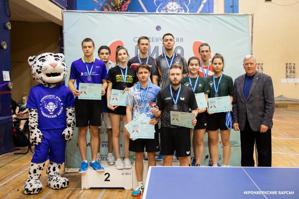 Региональные командные соревнования по настольному теннису «Студенческая лига Санкт-Петербурга» 