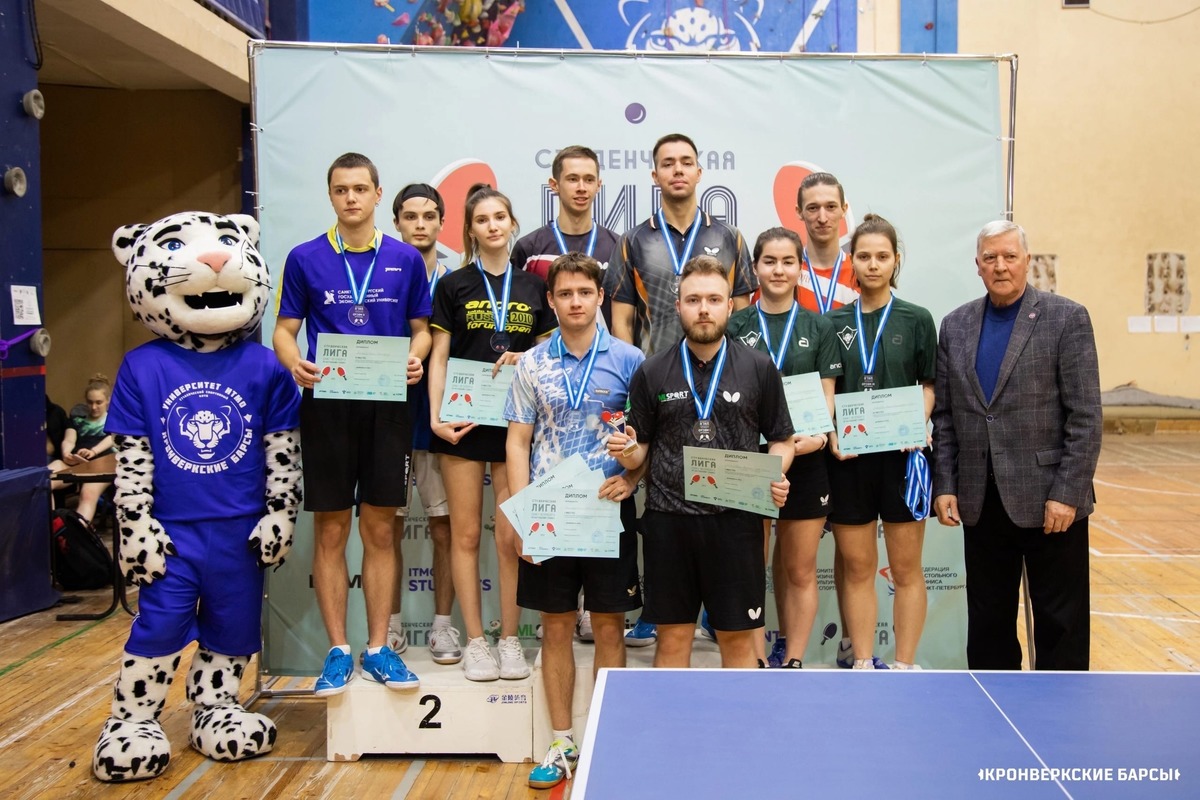 Региональные командные соревнования по настольному теннису «Студенческая лига Санкт-Петербурга» 