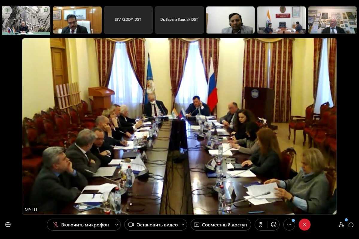 СПбПУ выступил с предложением о создании российско-индийской платформы на XII заседания Российско-индийской рабочей группы по науке и технологиям