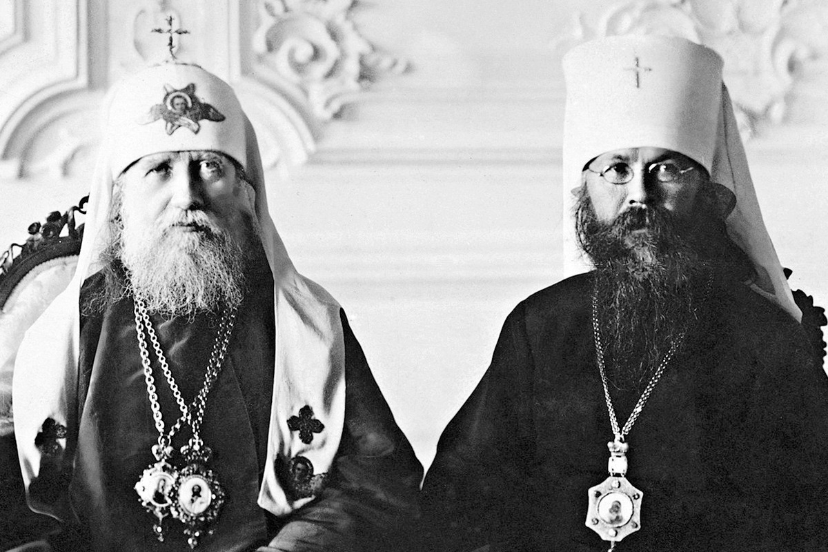 Священномученики Патриарх Тихон и Митрополит Вениамин 