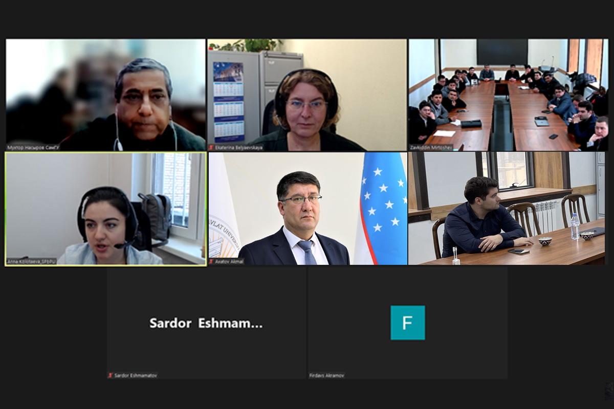 Представители СПбПУ провели вебинар по вопросам поступления и обучения для абитуриентов Узбекистана 