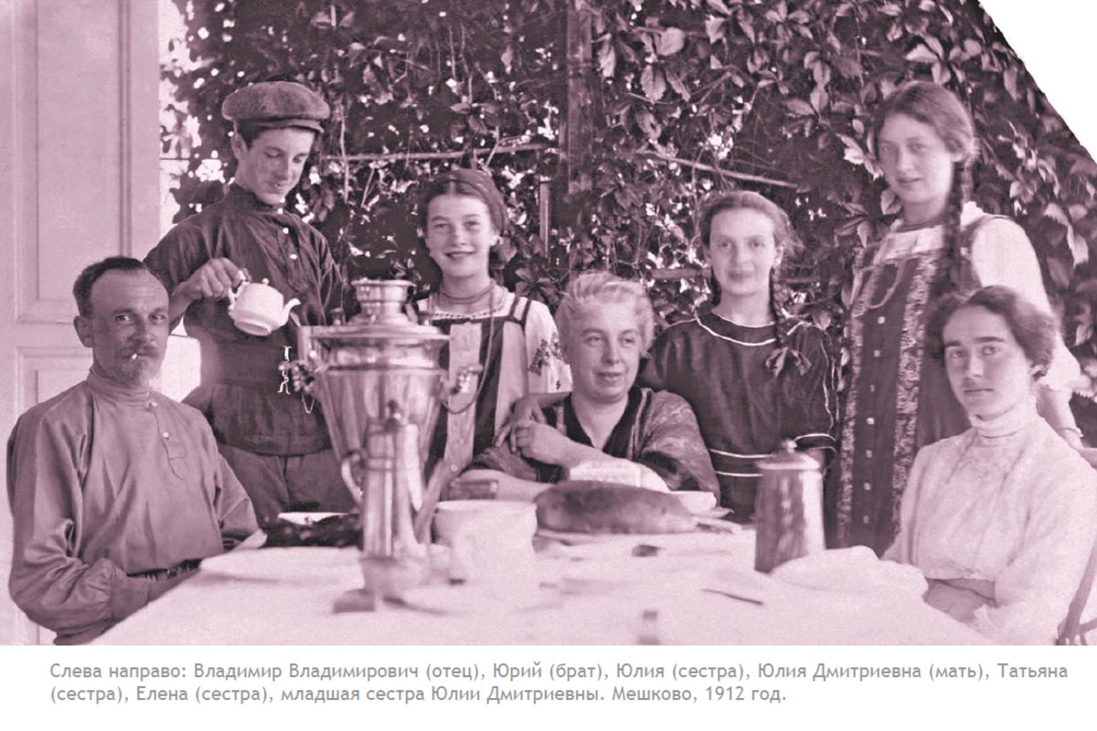 Владимир Владимирович Скобельцын с семьей, 1912 год Владимир Владимирович Скобельцын с семьей, 1912 год