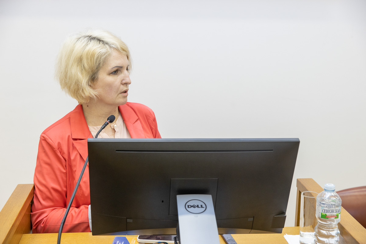 Семинар открыла проректор по образовательной деятельности СПбПУ, председатель Конкурсной комиссии ППС Елена Разинкина 