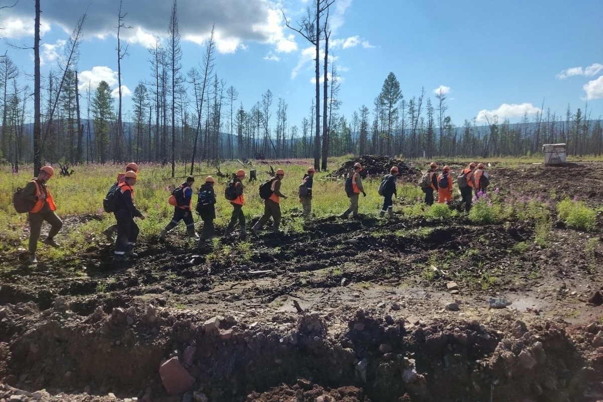 Бойцы на Ковыктинском газоконденсатном месторождении 