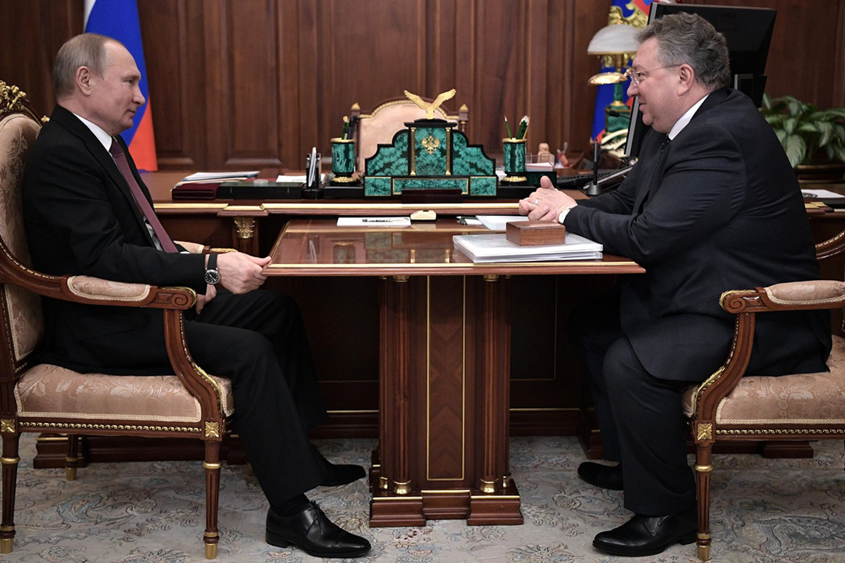 Президент РФ Владимир Путин и ректор СПбПУ Андрей Рудской Президент РФ Владимир Путин и ректор СПбПУ Андрей Рудской
