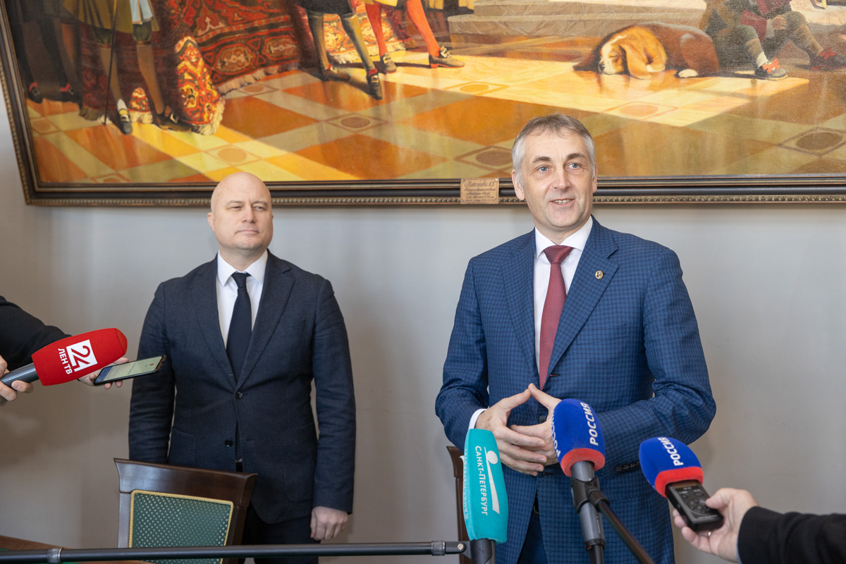 Александр Вакуленко и Виталий Сергеев ответили на вопросы журналистов 
