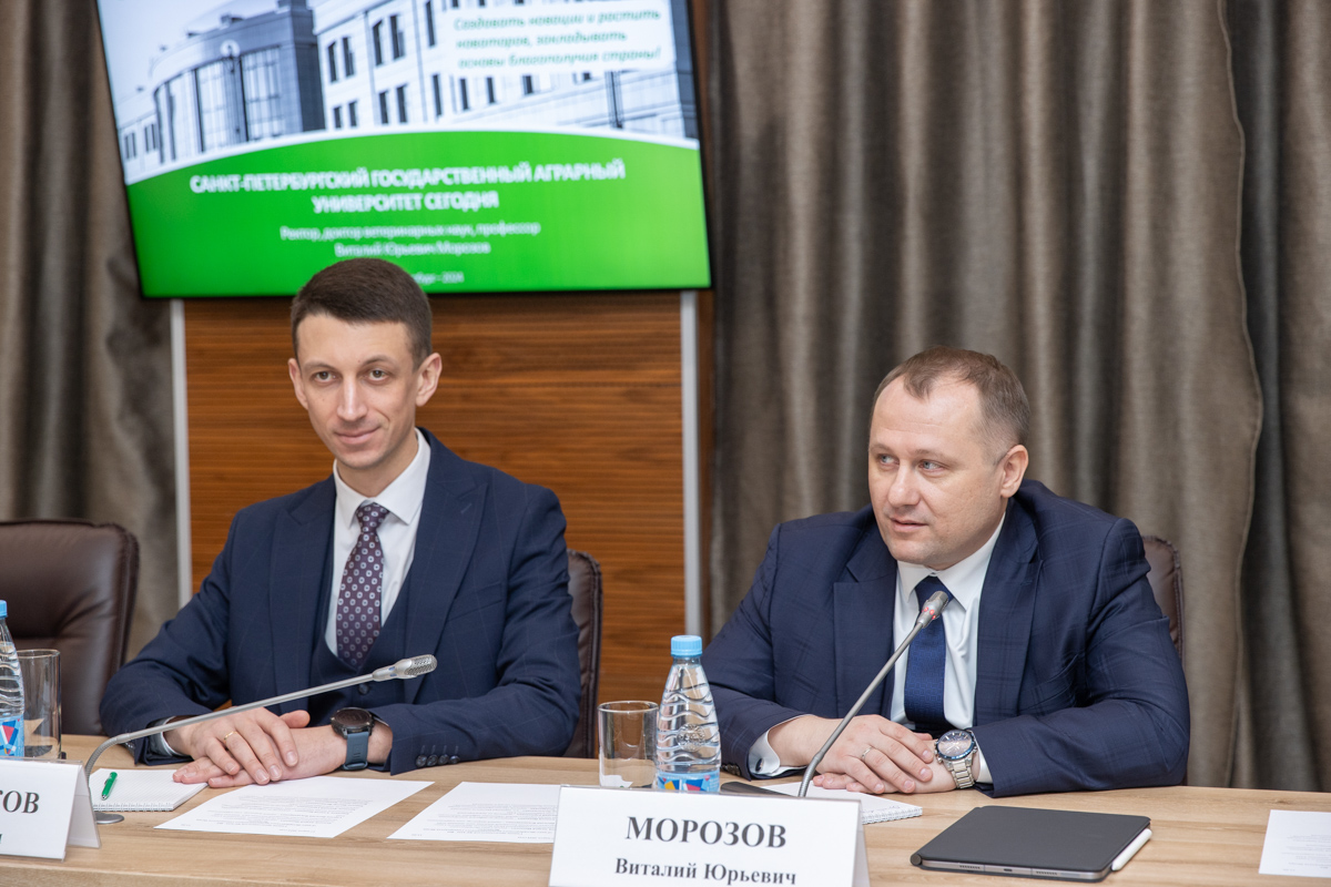 Ректор СПбГАУ Виталий Морозов Ректор СПбГАУ Виталий Морозов