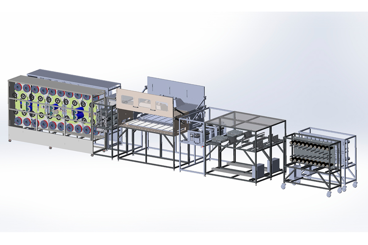 CAD-модель опытно-промышленной линии 