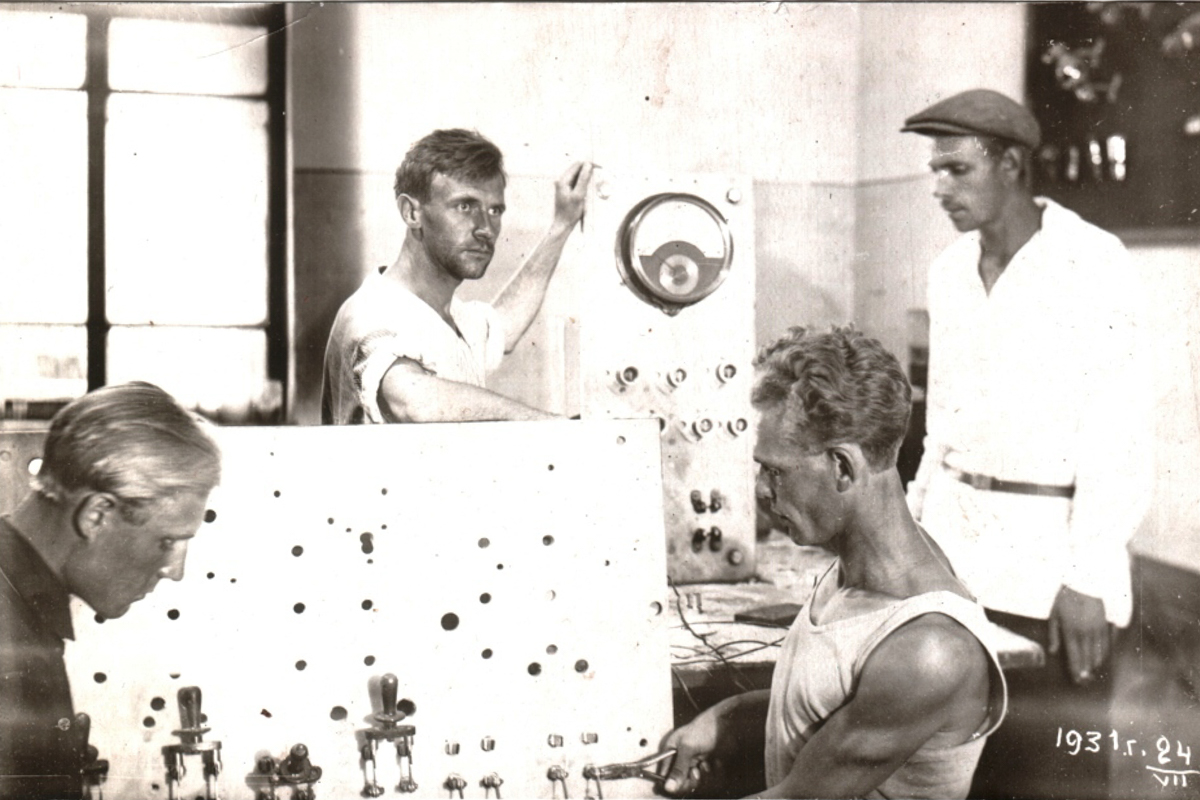 Фото 1931 года из архива Музея Истории СПбПУ 