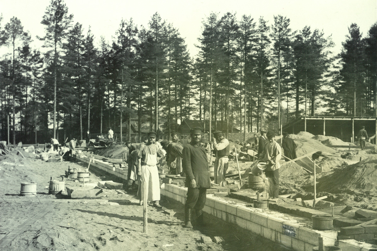 Строительство Политеха. Фото: Музей истории СПбПУ 