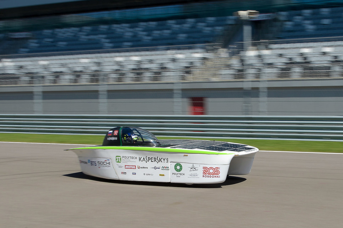 Солнцемобиль SOL в Сочи – Фото: пресс-служба «Сочи Автодрома» 