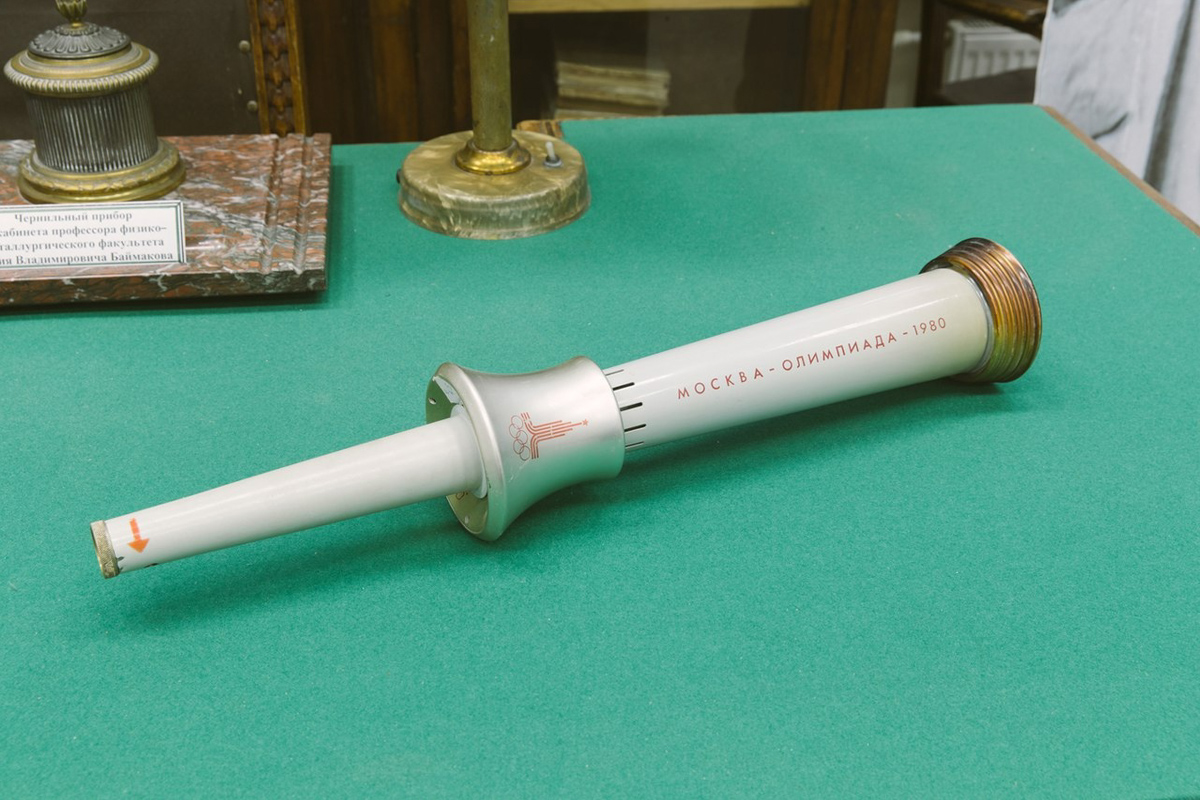Факел Олимпиады-80. Фото: Музей истории СПбПУ 