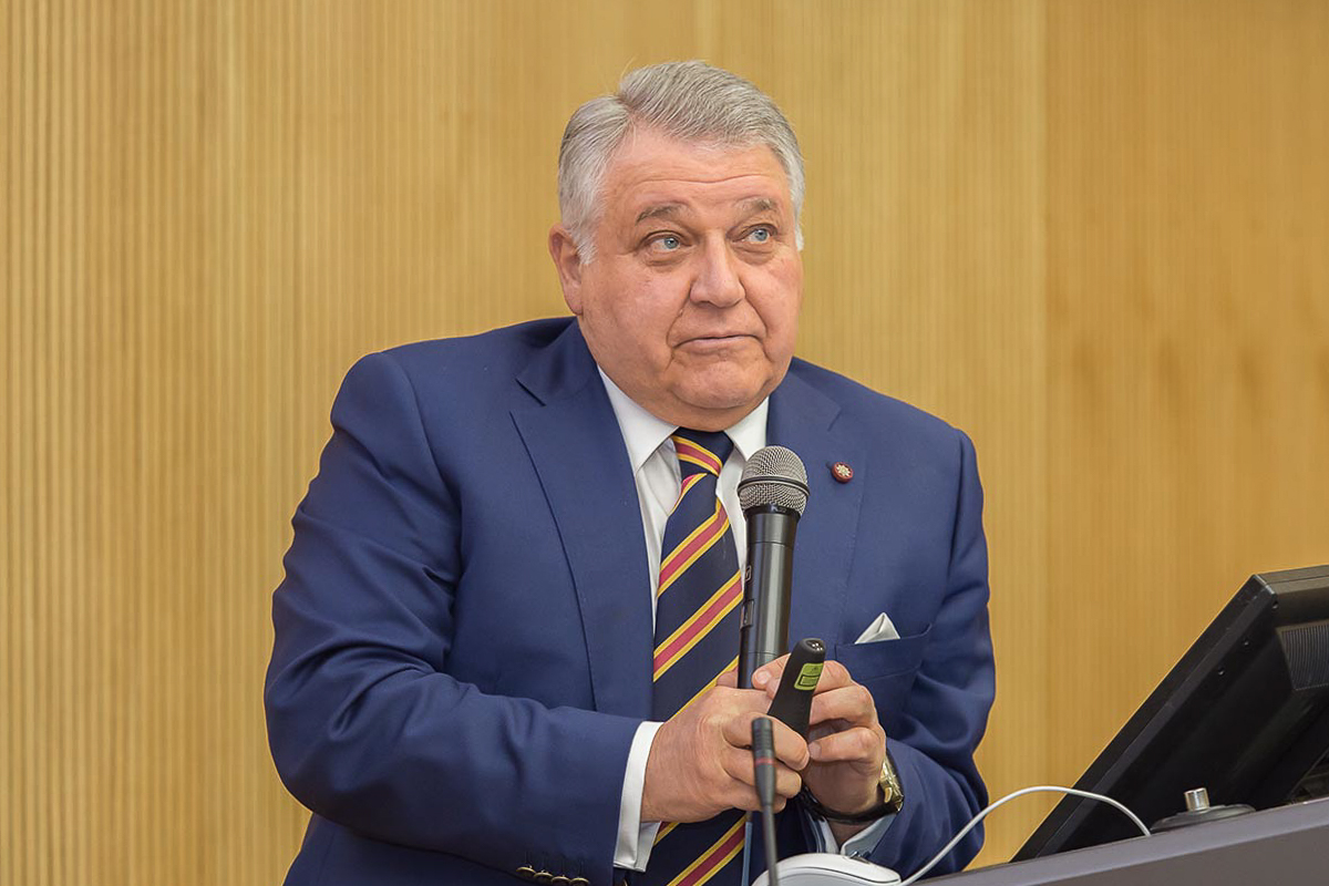 Президент Национального исследовательского центра «Курчатовский институт», председатель Наблюдательного совета СПбПУ, Почётный доктор Политеха Михаил Ковальчук 