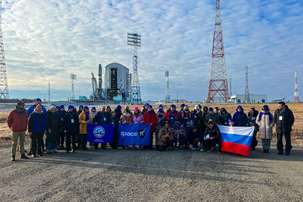 На космодроме перед стартом 
