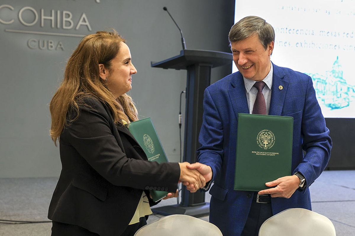 Подписание партнерского соглашения между СПбПУ и ТУ Гаваны 