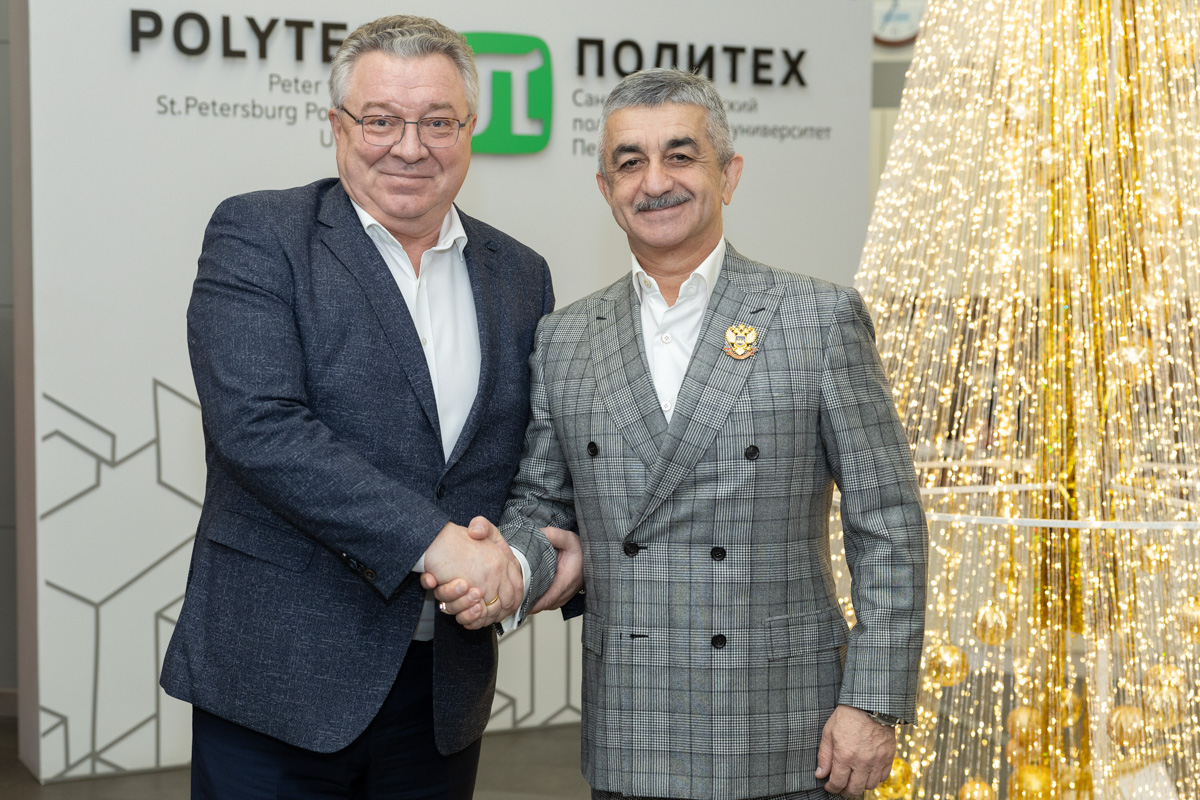 Политехнический университет посетил общественный деятель, предприниматель и меценат Мусса Экзеков 