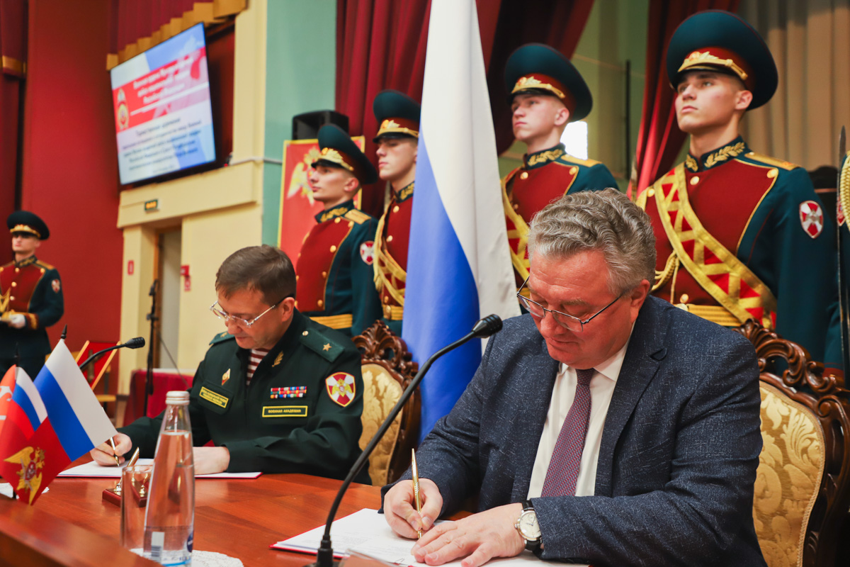 Политех подписал соглашение с Военной академией Росгвардии 