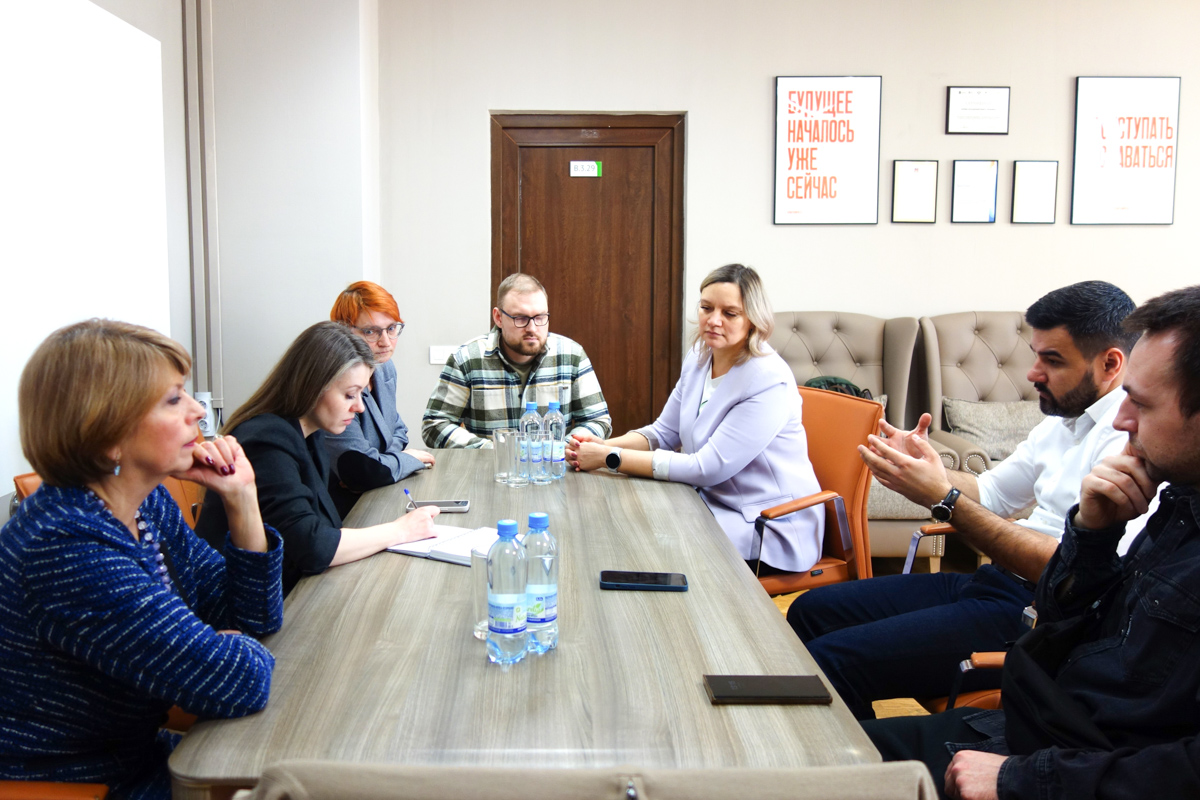 Встреча с проректором СПбПУ по научной работе Юрием Фоминым