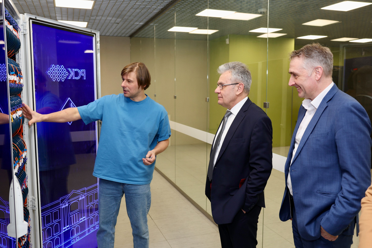Посещение Суперкомпьютерного центра СПбПУ 
