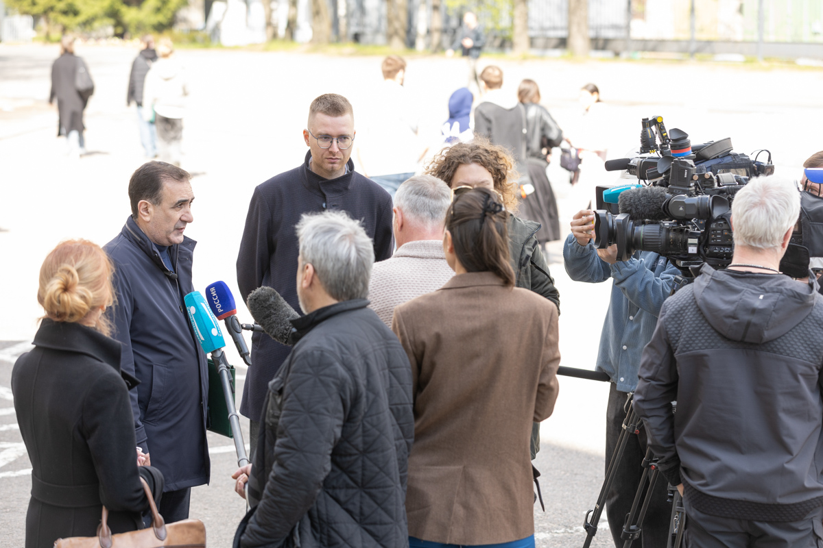 Тренировка в Политехе вызвала большой интерес у журналистов петербургских СМИ 