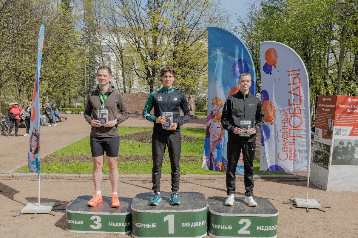 Лидеры мужского забега 