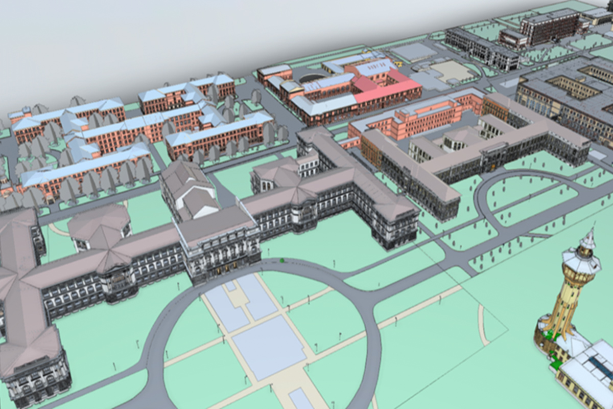 Макет кампуса 