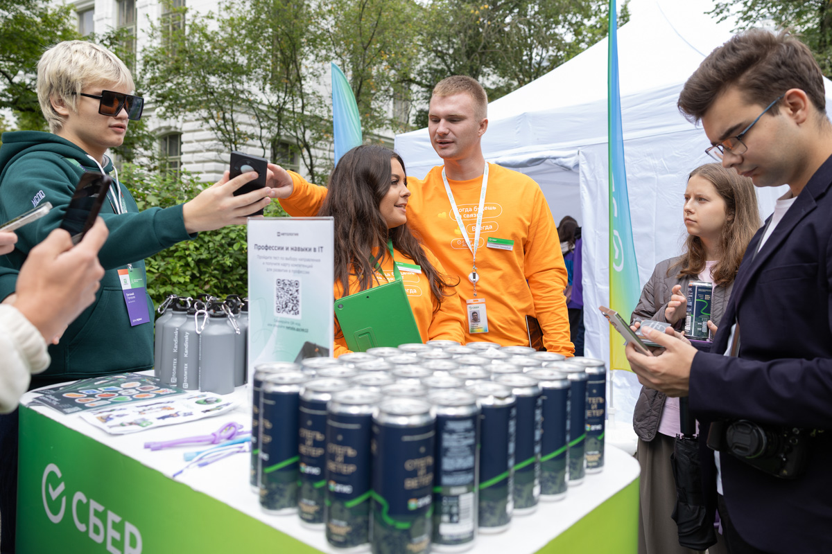 На фестивале первокурсники познакомились с некоторыми партнёрами Политеха 
