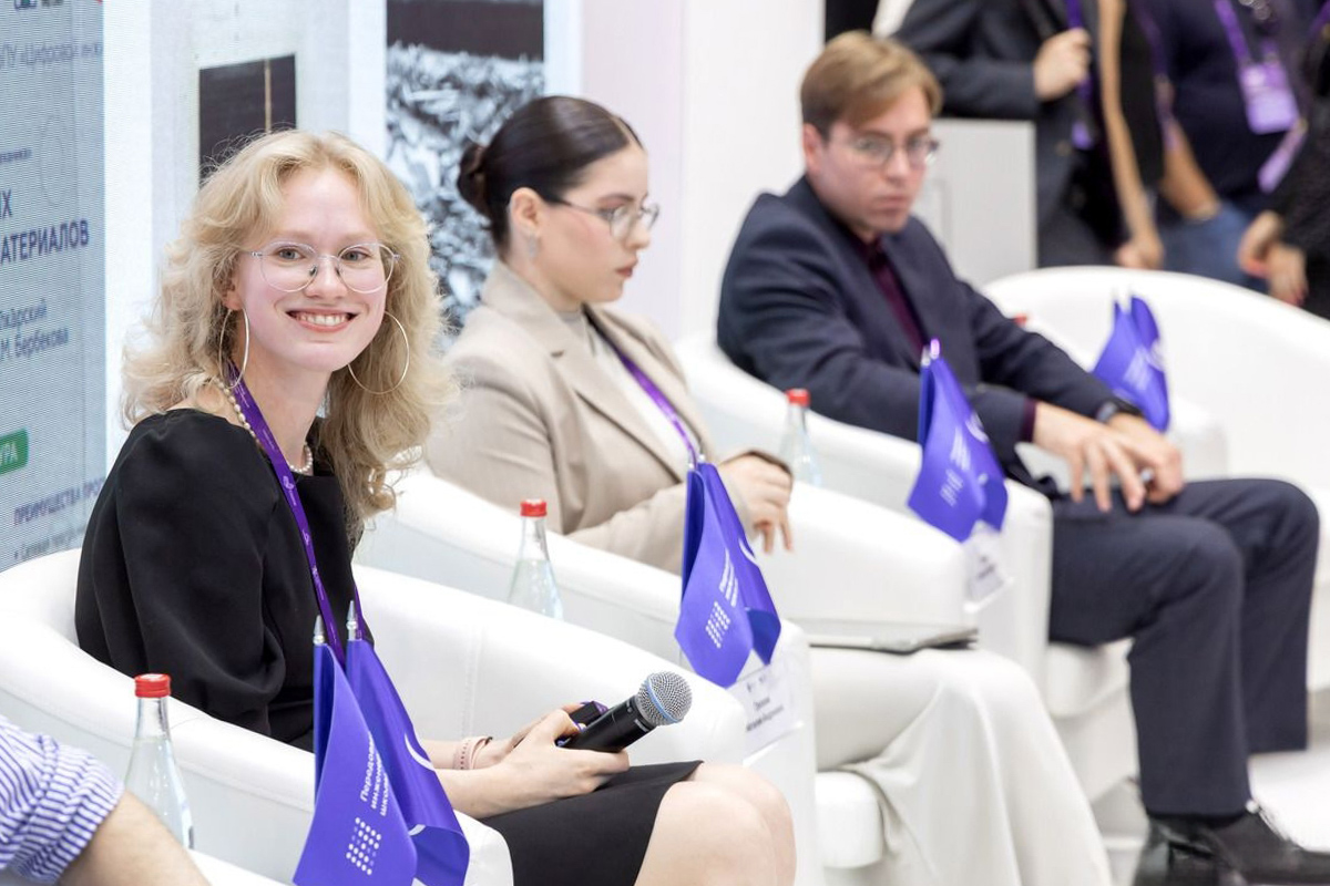 Наталия Грозова на питч-сессии 