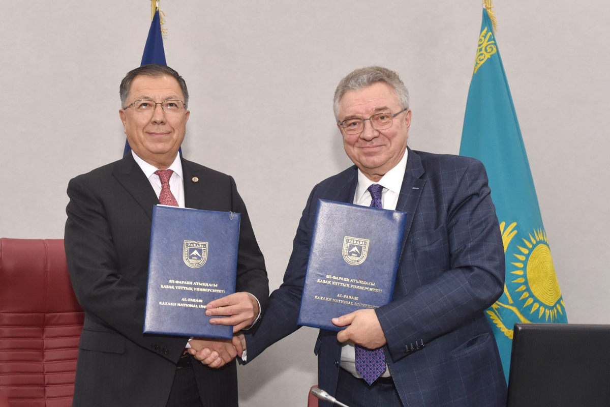 Подписание соглашения о сотрудничестве между СПбПУ и КазНУ 
