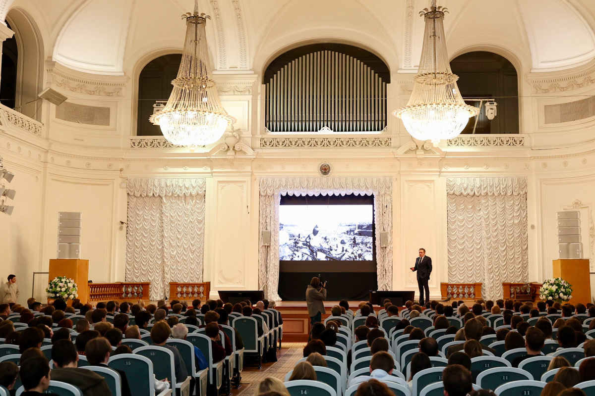 Выступление Алексея Лихачёва