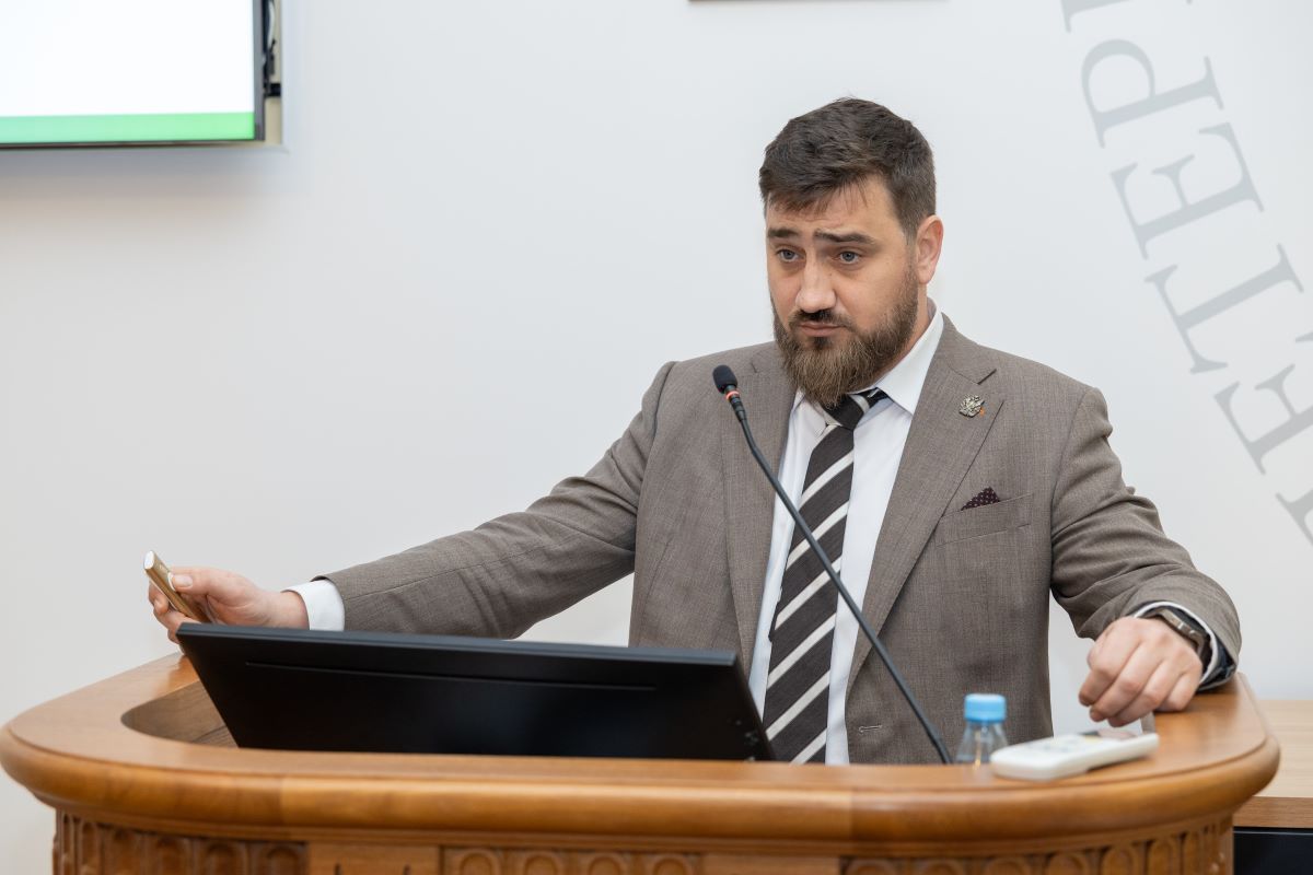 Руководитель Офиса технологического лидерства Политеха Олег Рождественский 