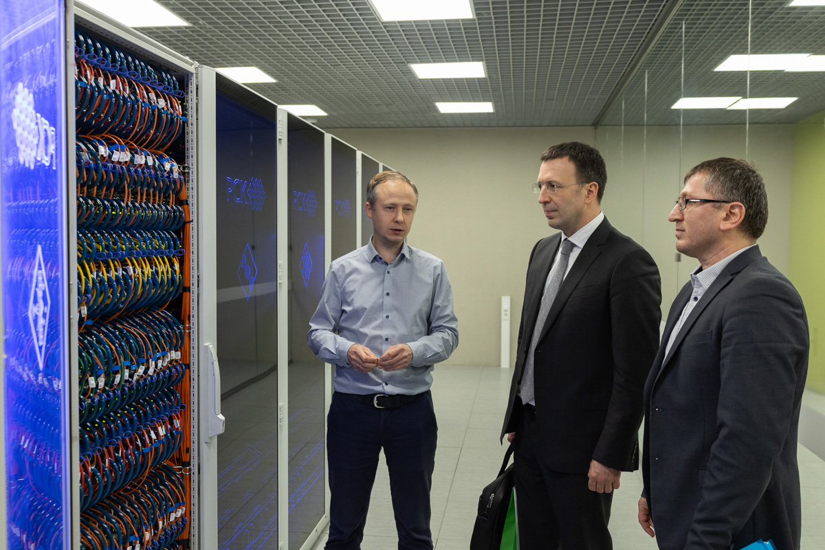 Посещение Суперкомпьютерного центра 
