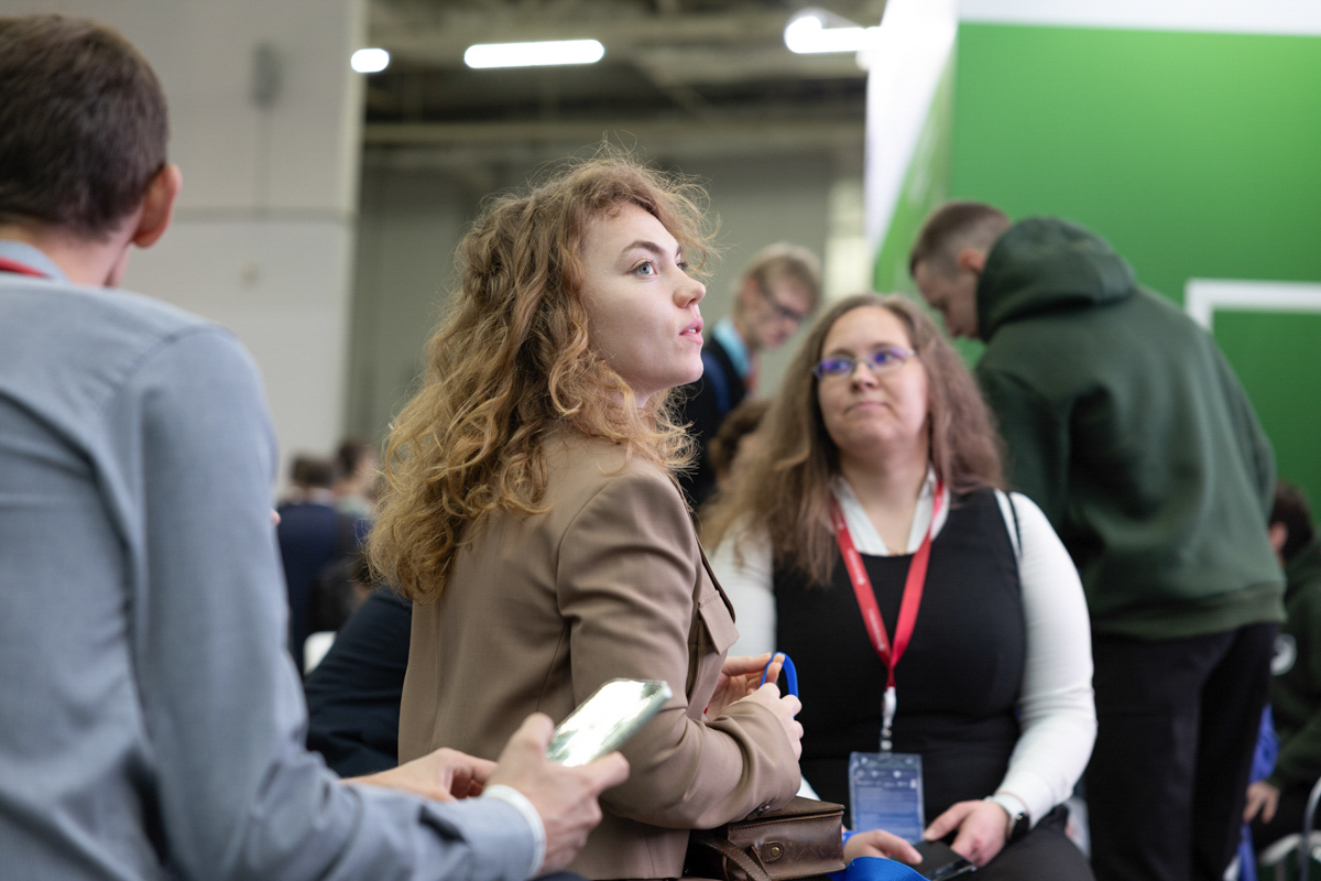 Выступление на стенде Политеха 