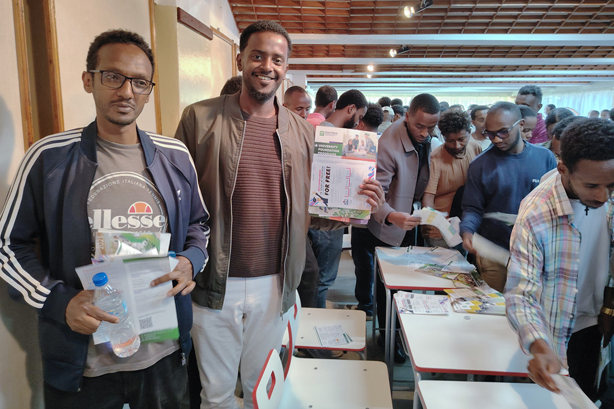 Эфиопские студенты также ознакомились с возможностями поступления в Политех 