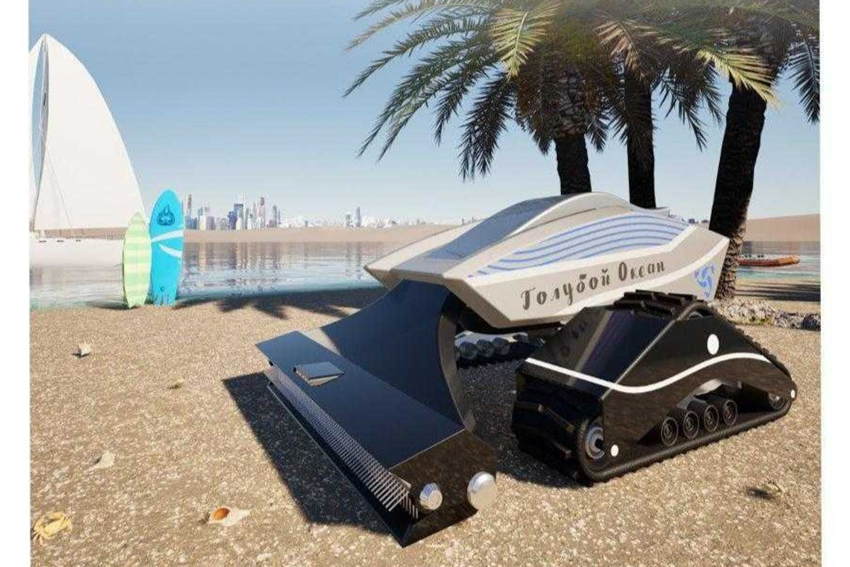 Дизайн-проект пляжного робота-уборщика 