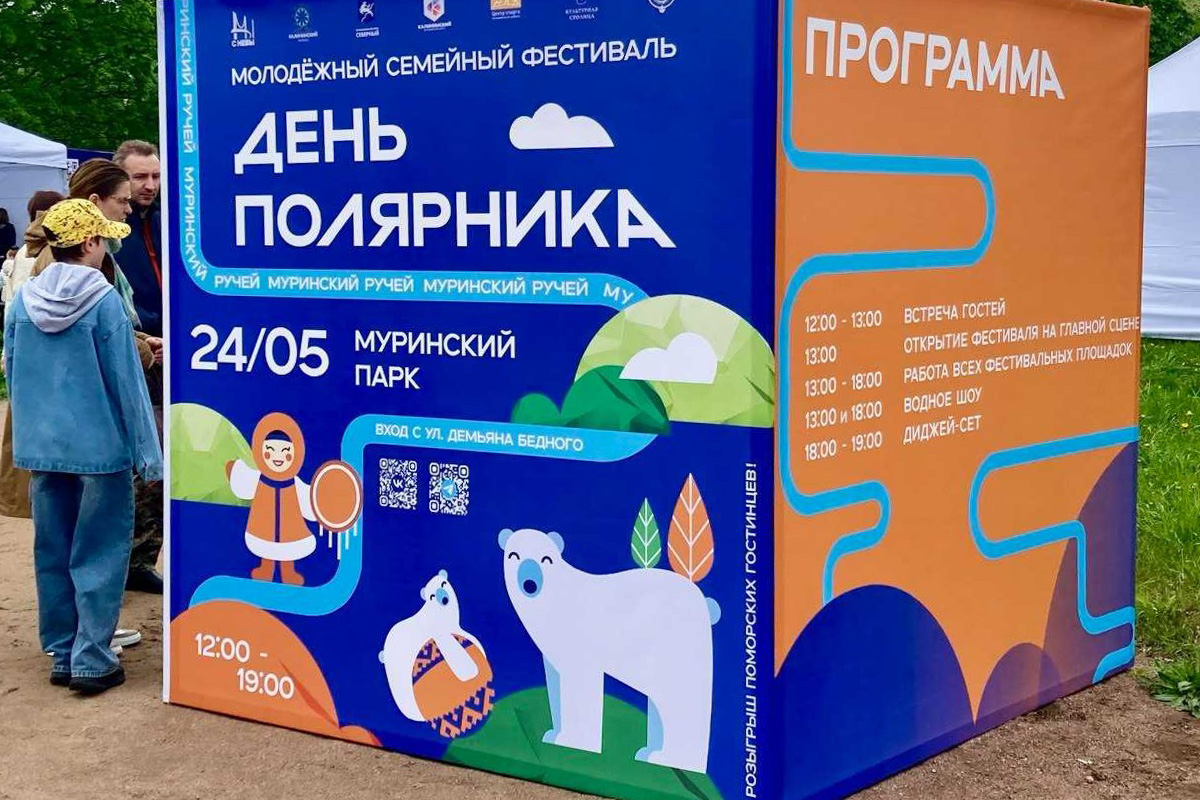 Дизайн-концепт фестиваля «День полярника» 