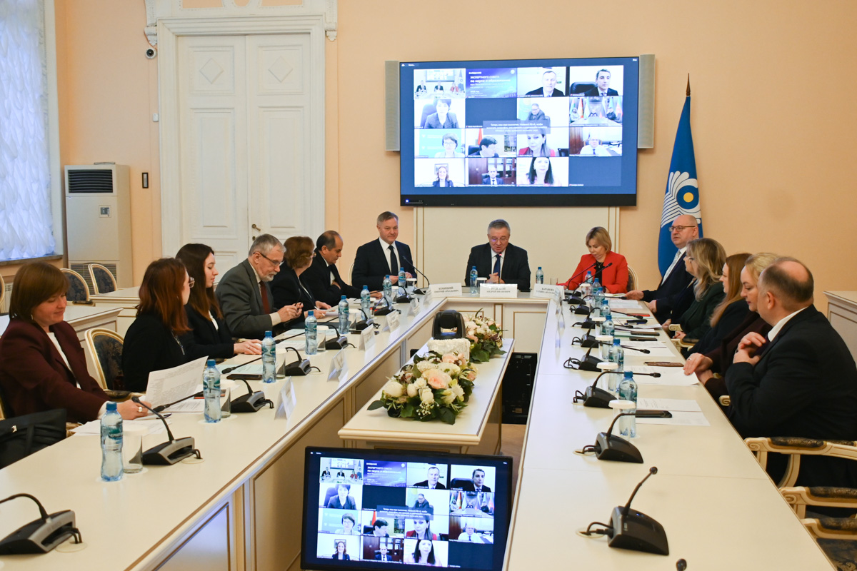 Заседание Экспертного совета Межпарламентской Ассамблеи СНГ по науке и образованию 