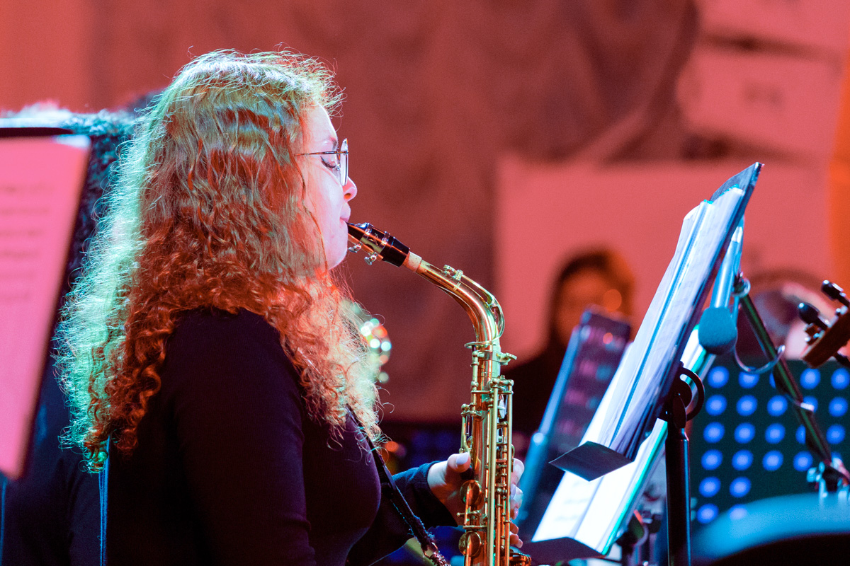 На выступлении оркестра