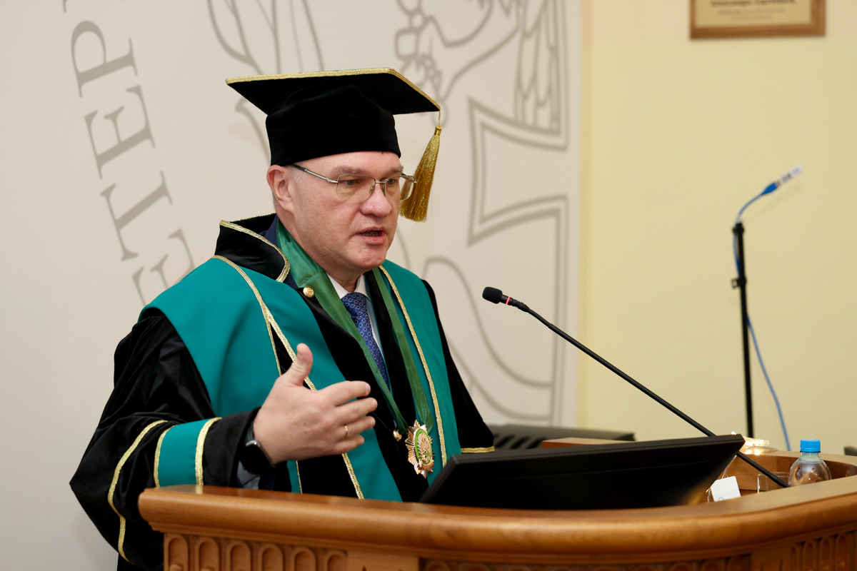 Выступление Георгия Фокина на Учёном совете 