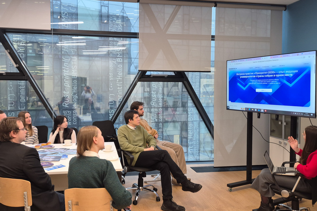 Молодые технологические лидеры Политеха посетили МГТУ им. Н. Э. Баумана 