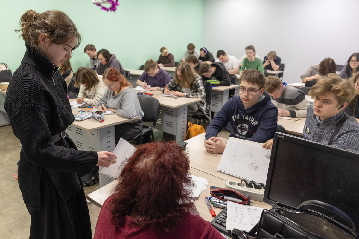 Занятие в Естественно-научном лицее 