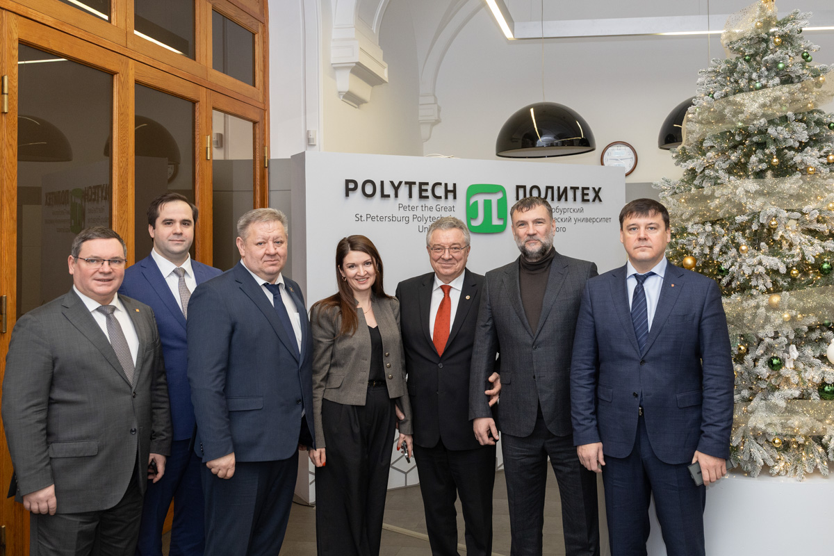 Делегация правительства Санкт-Петербурга в Политехе
