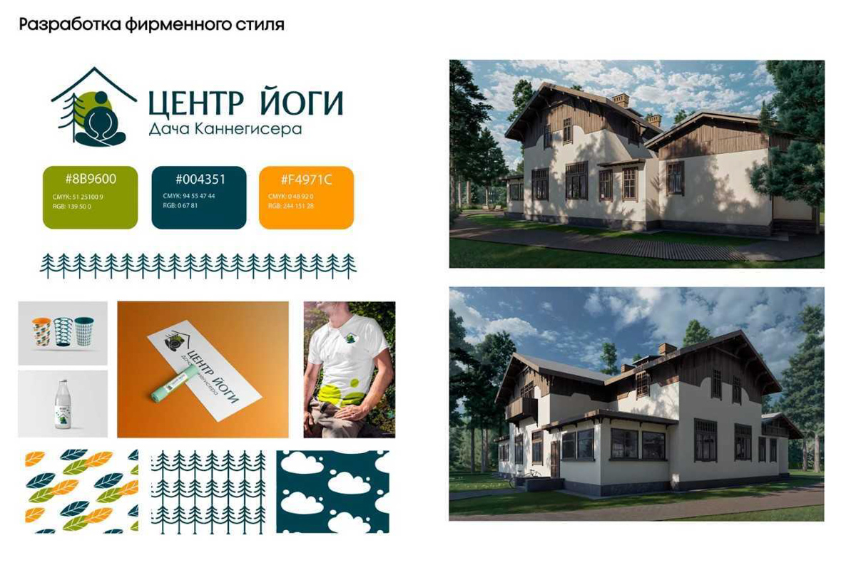 На конкурсе студенты разработали проекты фирменного стиля для объектов культурного наследия — дачи Львовой и дачи Каннегисера 