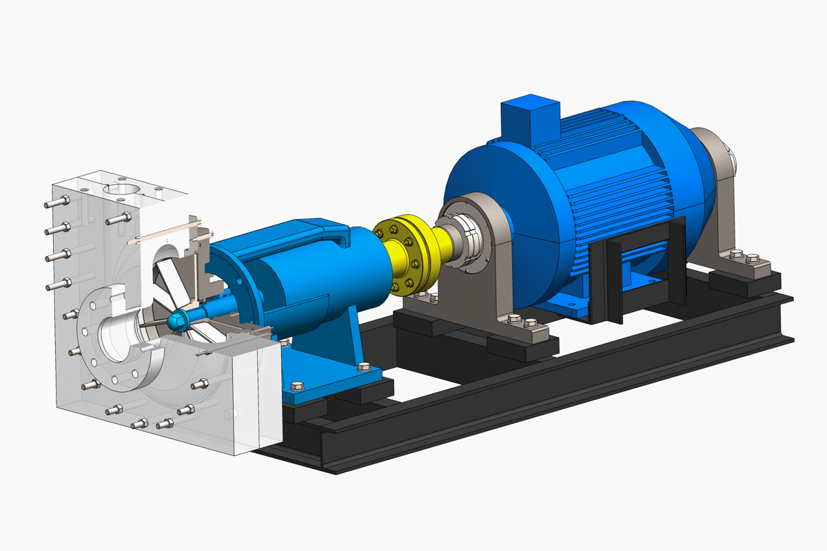 Инженеры СПбПУ разработали линейку свободновихревых насосов (СВН 50/20, СВН 100/20, СВН 160/20) и изготовили опытный образец СВН 160/20 
