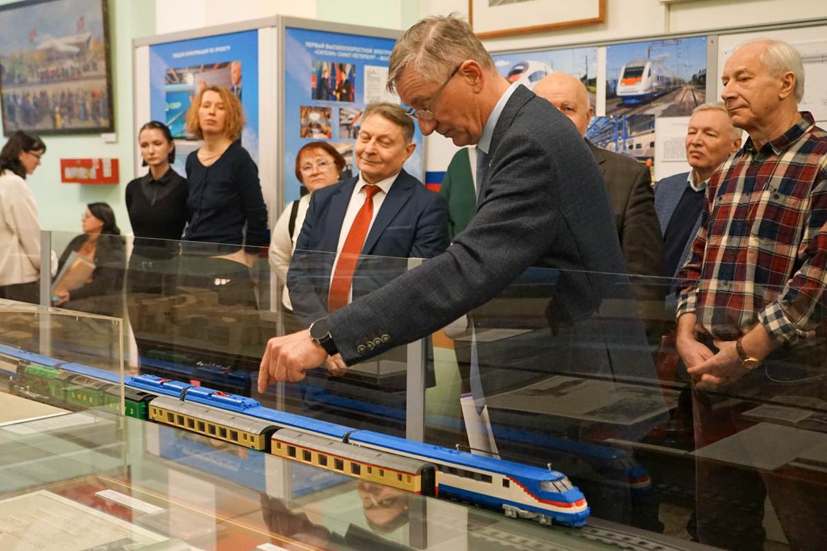 Политех на выставке в музее железнодорожного транспорта 