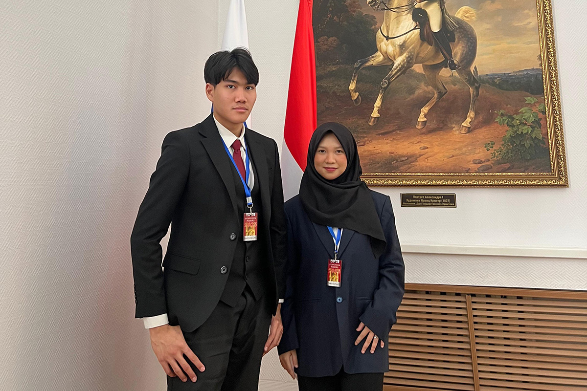 Избрана председателем Ассоциации индонезийских студентов в России “PERMIRA” в Санкт-Петербурге 