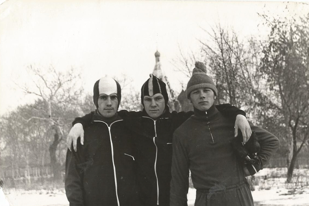 Вова, Серёжа и Женя, 1972 год. Фото из архива Музея Политеха 