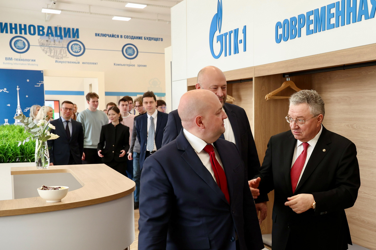 На открытии аудитории 