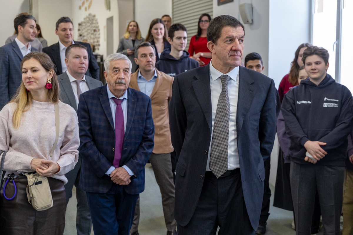 В лаборатории 