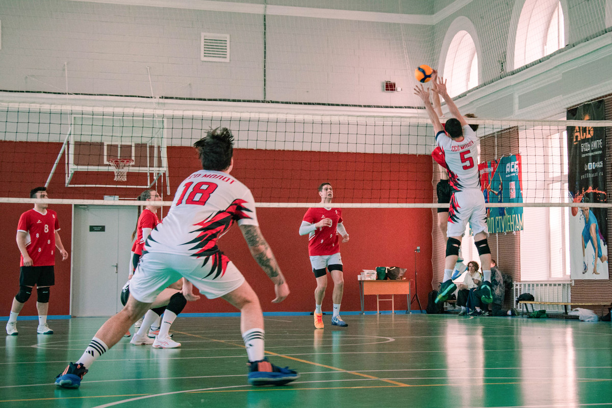 Турнир по волейболу среди студенческих отрядов 